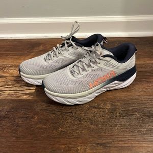 HOKA Bondi 7 Men’s Size 10.5 Gray Navy